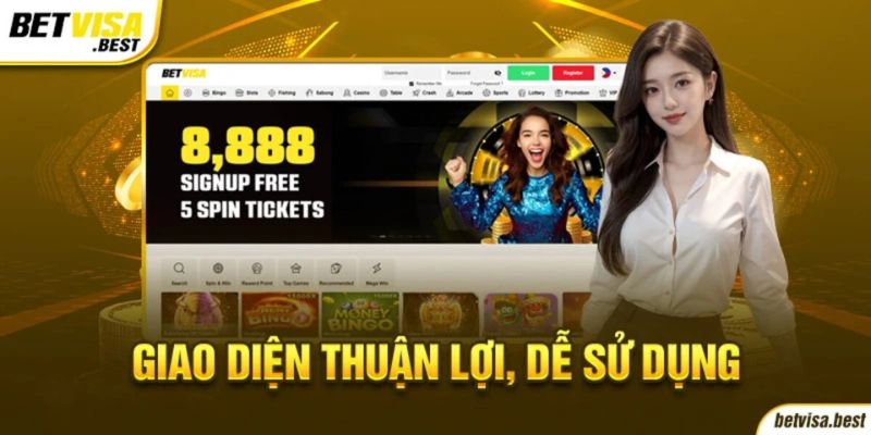 Giao diện tiện lợi nhà cái tài xỉu bevisa